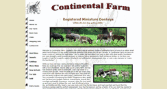 Desktop Screenshot of continentaldonkeys.com